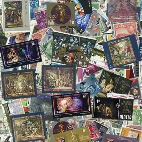 Collection de timbres Malte oblitérés Offre Du Jour