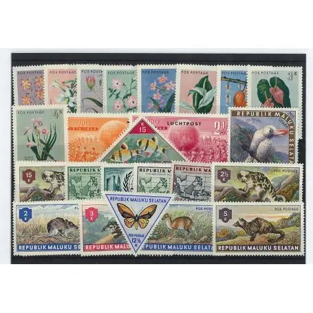 Collection de timbres Maluku Selantan oblitérés Pas Cher