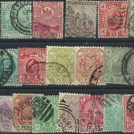 Acheter En Ligne Collection de timbres Natal Cap oblitérés