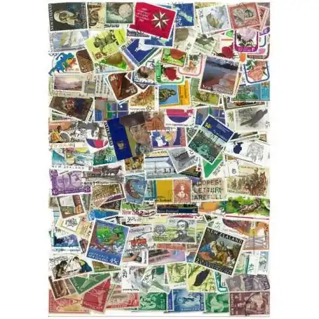 Prix Choc Collection de timbres Nlle Zelande oblitérés