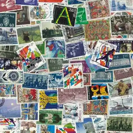 Quantité Limitée Collection de timbres Norvege oblitérés