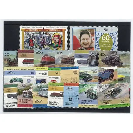Collection de timbres Nukufetau oblitérés Livraison Gratuite