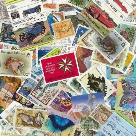 Livraison Express Collection de timbres Oceanie oblitérés