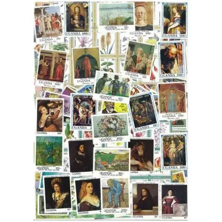 Produit De Marque Collection de timbres Ouganda Only oblitérés