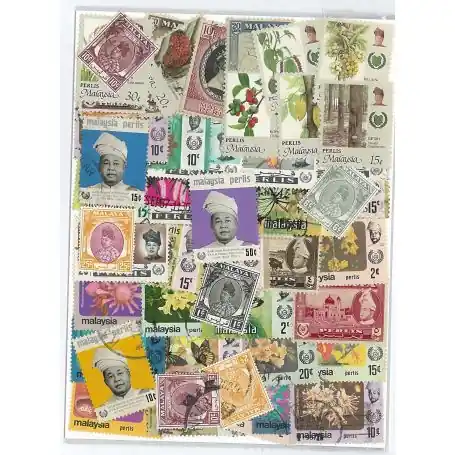 Nouvelle Collection Collection de timbres Perlis oblitérés