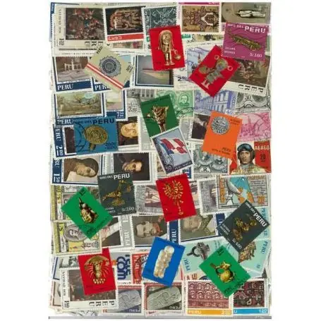 Collection de timbres Perou oblitérés Solde