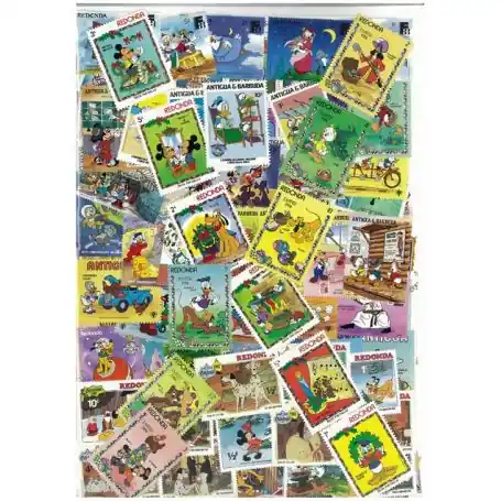 Retour Gratuit Collection de timbres Redonda oblitérés