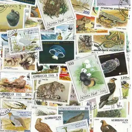 Collection de timbres Russes Etats oblitérés Certifié