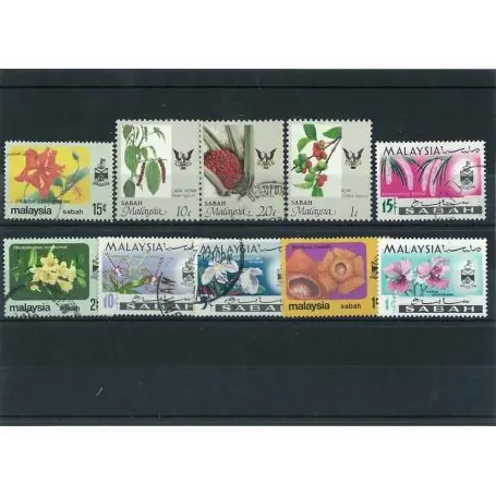 Collection de timbres Sabah oblitérés Achetez Aujourd’hui