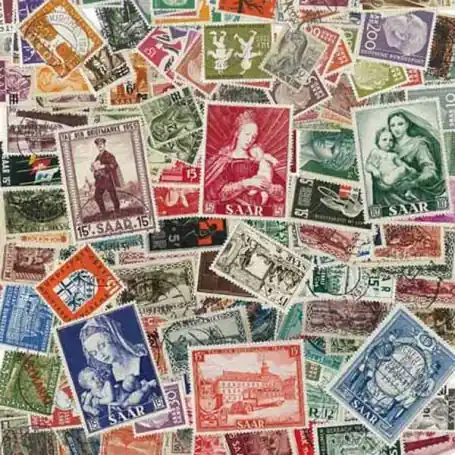 Meilleure Qualité Collection de timbres Sarre oblitérés