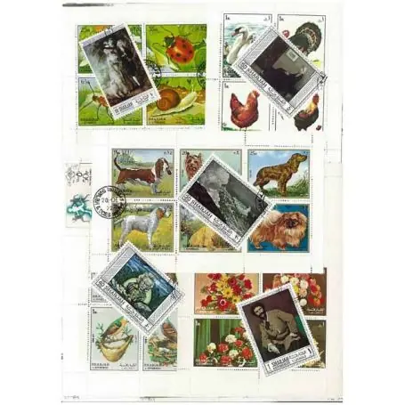 Produit De Marque Collection de timbres Sharjah oblitérés