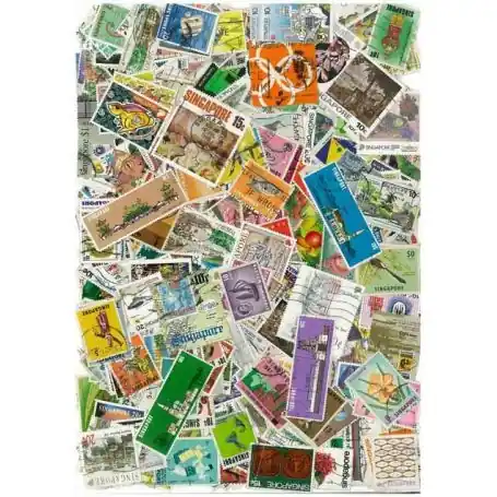 Collection de timbres Singapour oblitérés Édition Limitée