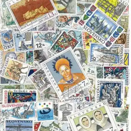 Quantité Limitée Collection de timbres Slovaquie oblitérés