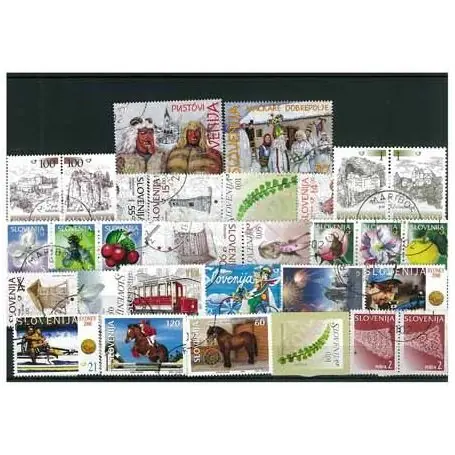 Collection de timbres Slovenie oblitérés Prix Cassé