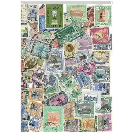 Collection de timbres Soudan oblitérés Top Vente