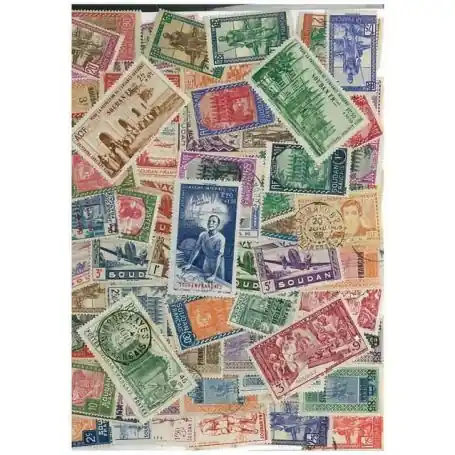 Collection de timbres Soudan Rf oblitérés Achat Immédiat