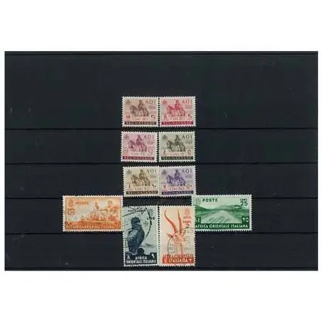 Prix Promo Collection de timbres Afrique Orientale Italienne oblitérés