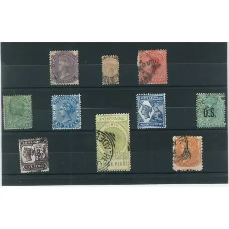 Nouvel Arrivage Collection de timbres Australie Du Sud oblitérés