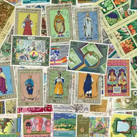 Top Vente Collection de timbres Algerie oblitérés