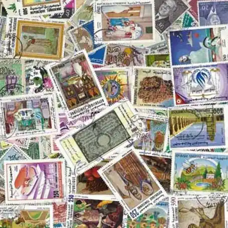 Collection de timbres Tunisie oblitérés Top Vente
