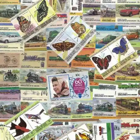 Collection de timbres Union Island oblitérés Jusqu’à Épuisement Des Stocks