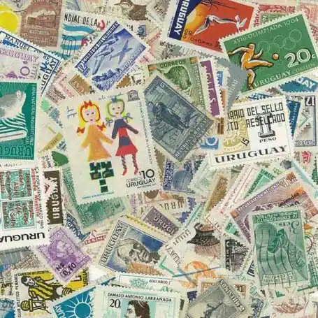 Pas Cher Collection de timbres Uruguay oblitérés
