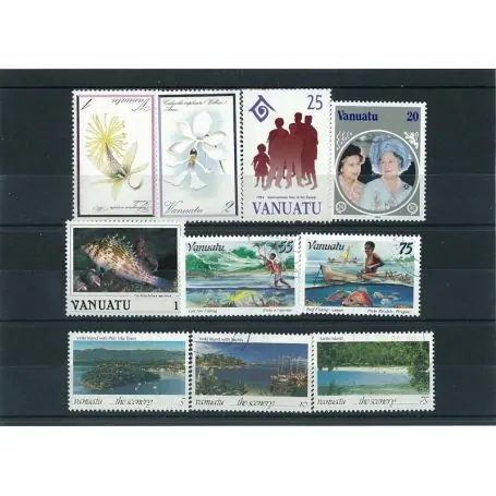 Collection de timbres Vanuatu oblitérés Bon Plan