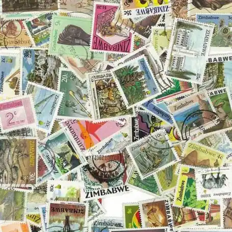 Collection de timbres Zimbabwe oblitérés Prix Promo