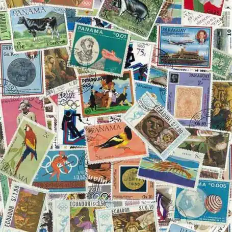 Collection de timbres Amerique oblitérés Garantie Incluse