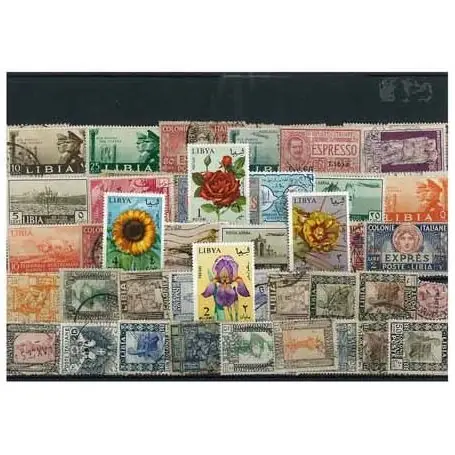 Top Vente Collection de timbres Libye Italienne oblitérés