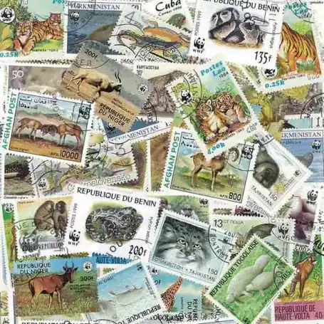 Top Qualité Collection de timbres Animaux Wwf oblitérés