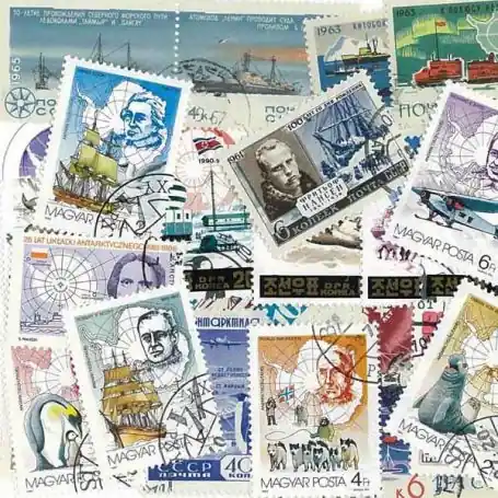 Dernier Modèle Collection de timbres Antarctique oblitérés