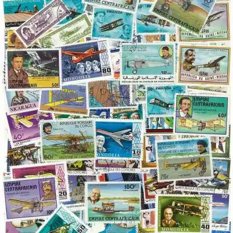 Tendance Collection de timbres Avions oblitérés