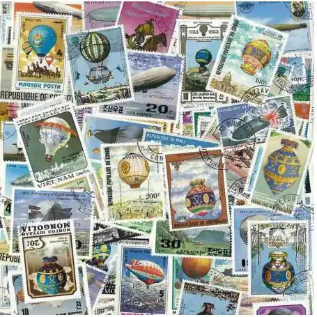 Marque Collection de timbres Ballons oblitérés