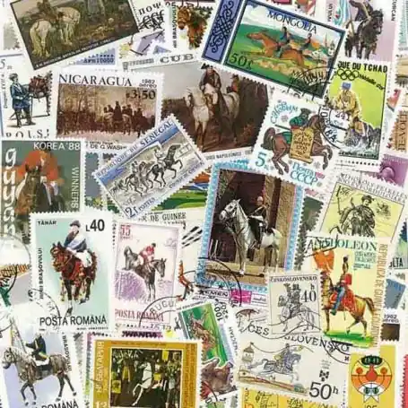 Collection de timbres Cavaliers oblitérés Must-Have
