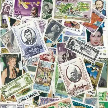 Prix Choc Collection de timbres Celebrites oblitérés