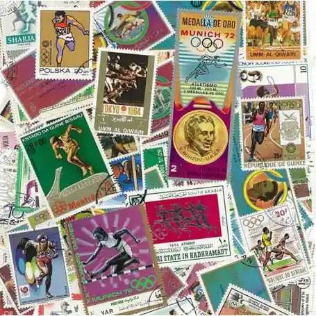 Collection de timbres Course A Pied oblitérés Commander Maintenant