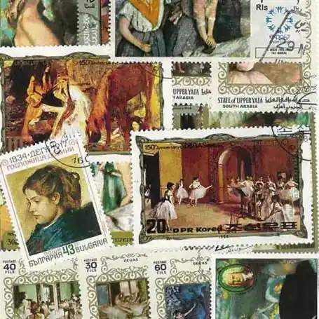 Collection de timbres Degas oblitérés Prix Promo