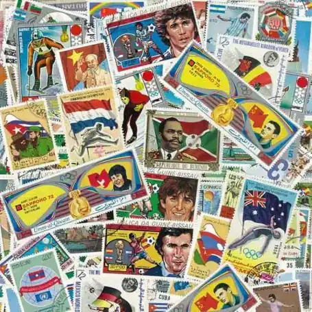 Meilleure Qualité Collection de timbres Drapeaux oblitérés