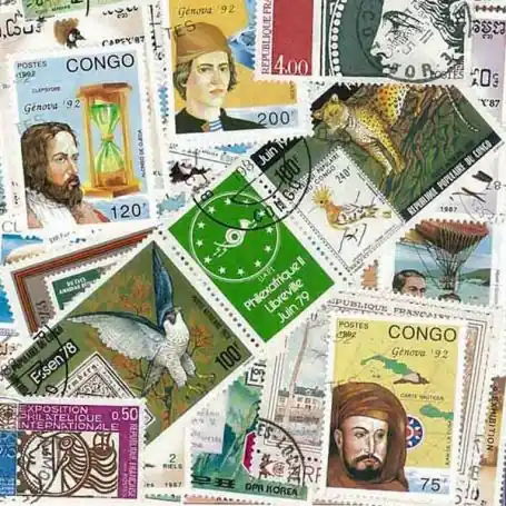 Collection de timbres Expositions Philateliques oblitérés Petit Prix