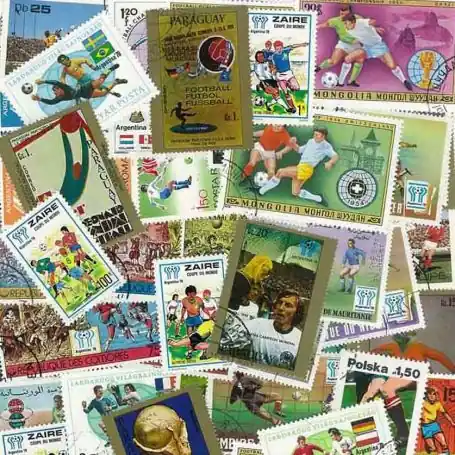 Nouvelle Collection Collection de timbres Foot Argentine oblitérés
