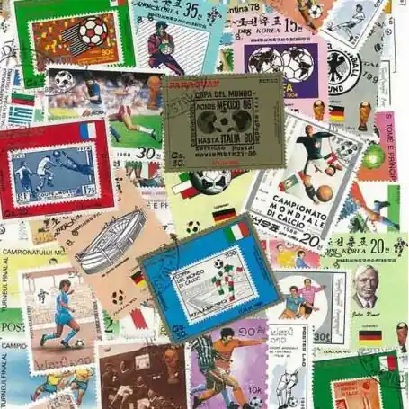 Collection de timbres Foot Italie oblitérés Solde