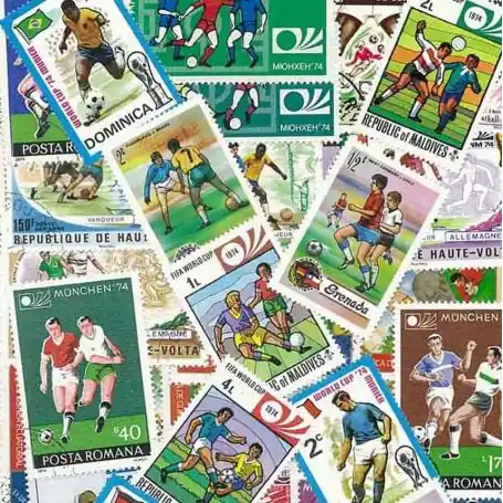 Offre Limitée Collection de timbres Foot Munich 74 oblitérés