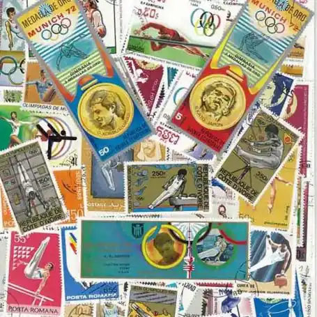 Collection de timbres Gymnastique oblitérés Certifié