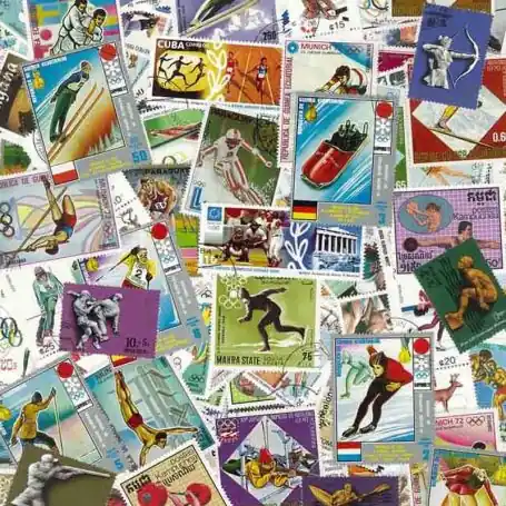 Bon Plan Collection de timbres Jeux Olympiques oblitérés