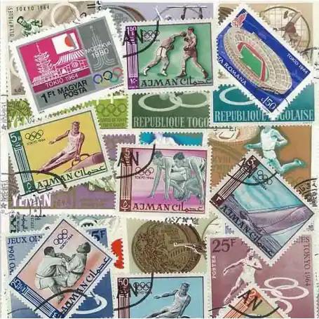 Meilleur Choix Collection de timbres Jo Ete Tokyo oblitérés