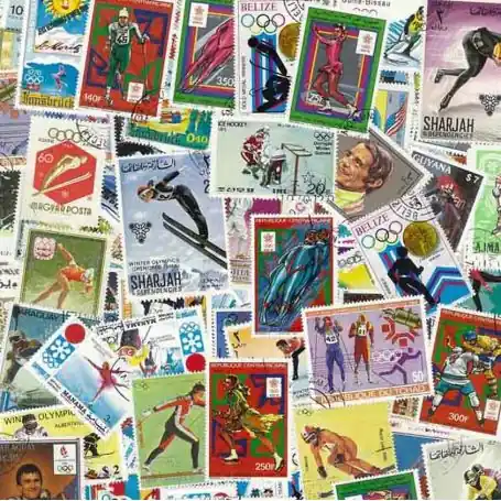 Collection de timbres Jo Hiver oblitérés Acheter En Ligne