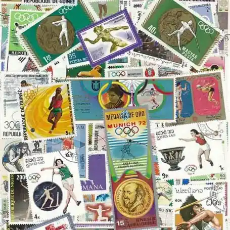 Collection de timbres Jo Hiver Lake Placid oblitérés Commande En Gros