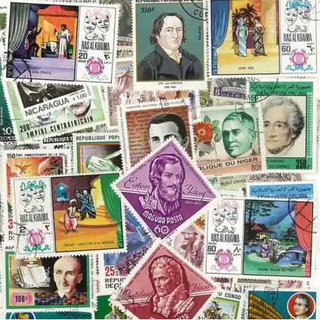 Achetez Aujourd’hui Collection de timbres Litterature oblitérés