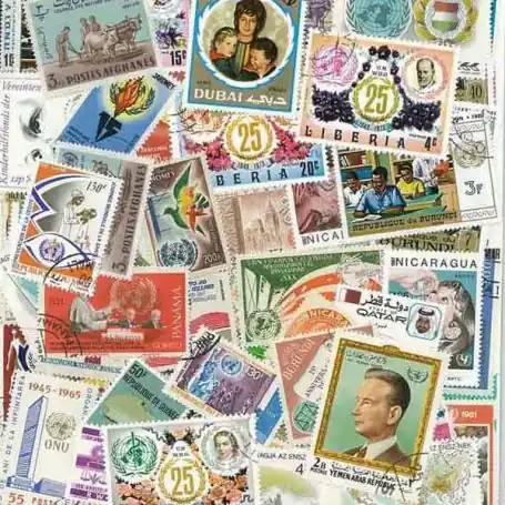 Commander Vite Collection de timbres Onu oblitérés